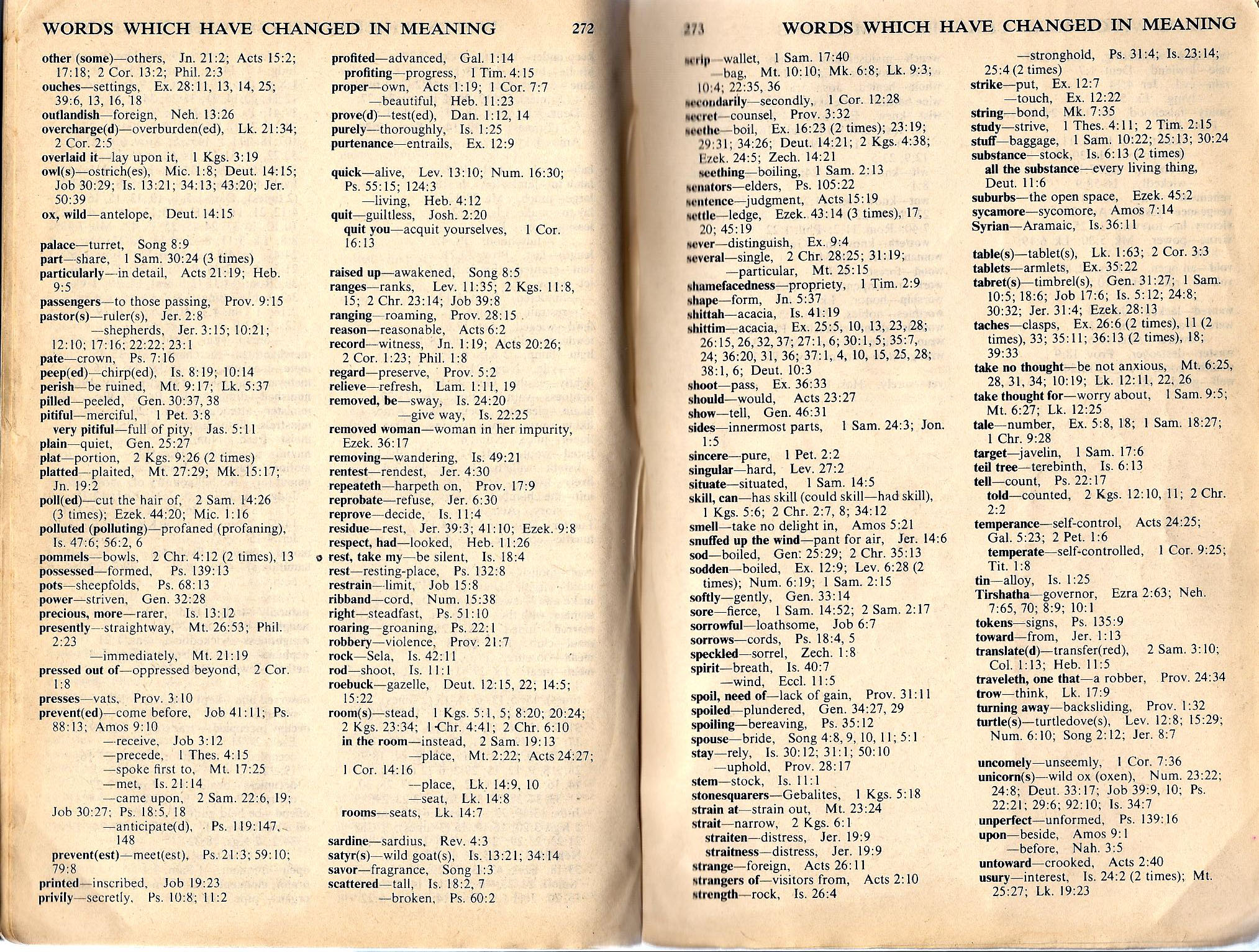 Old English Words Dictionary